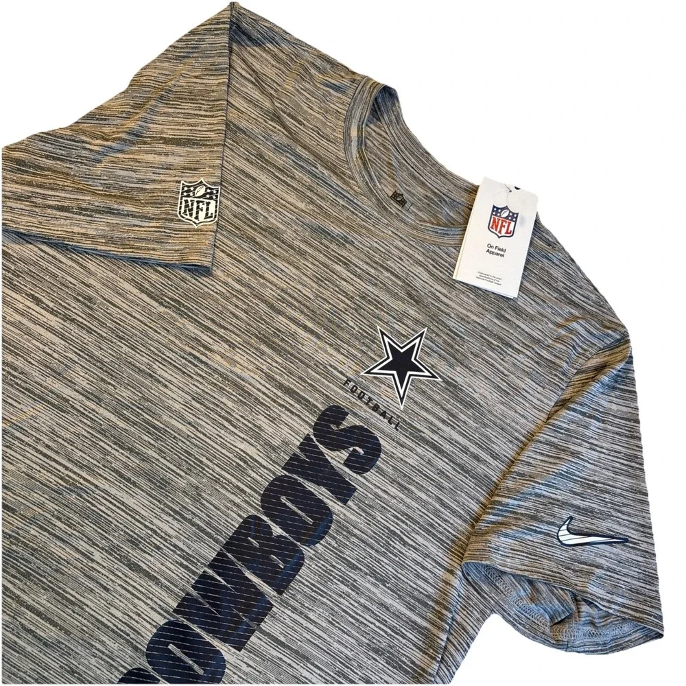 NIKE On Field Apparel DriFit Dallas Cowboys NFL Tee Lightweight‎ Men's MEDIUM
